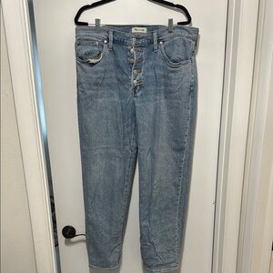 Madewell Blue High-Waisted Jeans